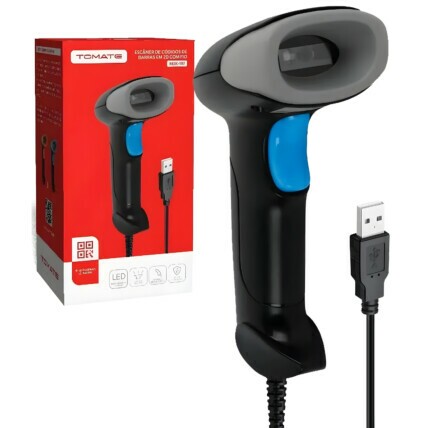 Leitor de Código Barras 2D QR Code USB Tomate MDK102
