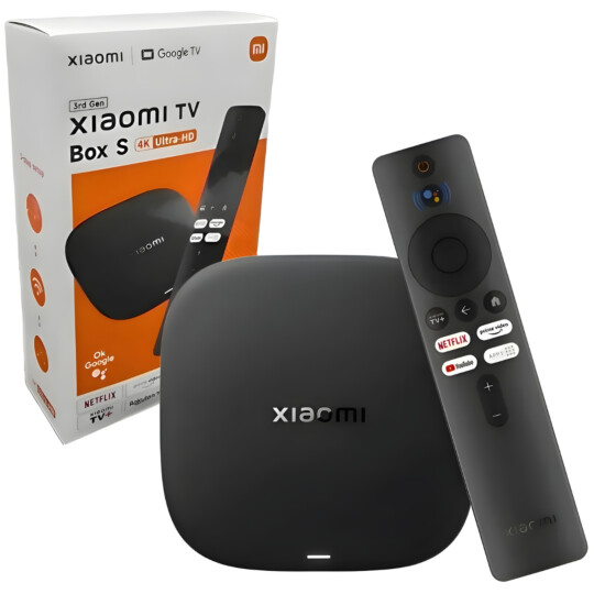 Mi Box S Tv Xiaomi 3a Geração 32gb 4k Ultra Bivolt Preto