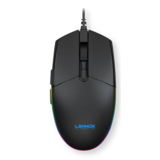 Mouse Gamer Usb com Botões Laterias e Led RGB Lehmox - GT-M9
