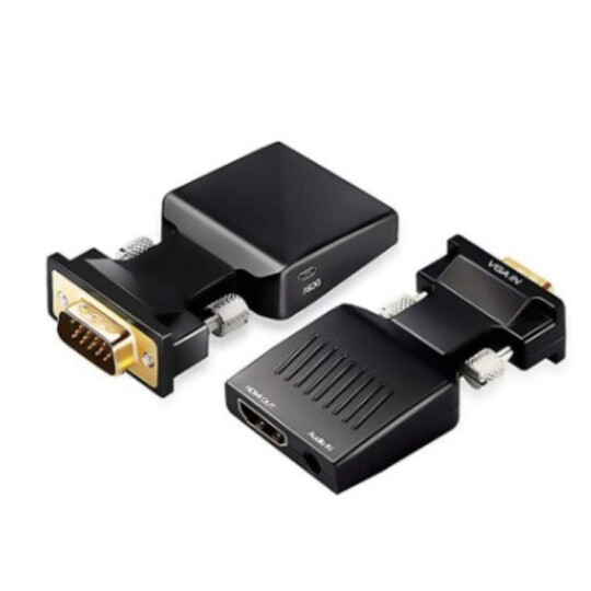 Conversor VGA para HDMI 1080p com áudio P2 Tomate - MTV-650