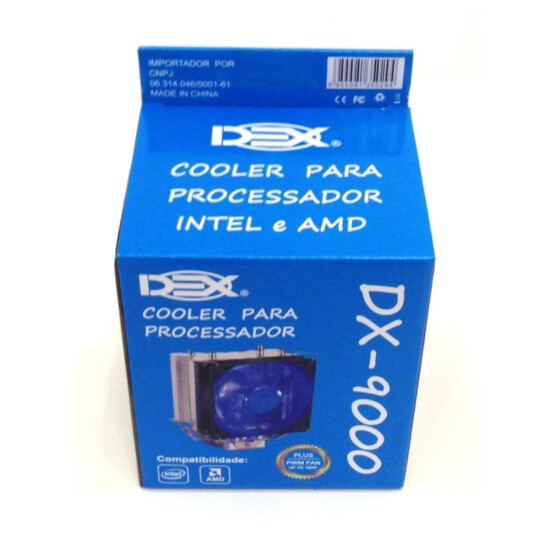 Cooler Gamer para Processador Univesal Intel/Amd com Led Azul Dex - DX-9000 AZUL