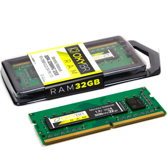 Memória Ram Notebook OxyBR DDR4 32GB 3200MHz - Signa