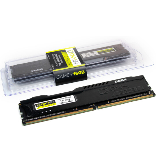 Memória Ram OxyBR Gamer DDR4 16GB 2400MHz - Signa