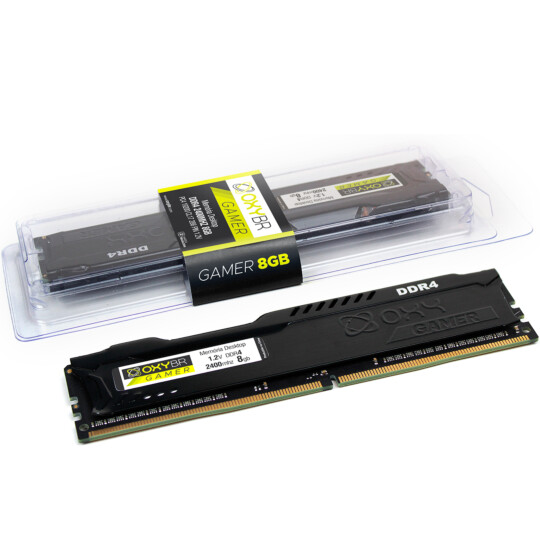 Memória Ram OxyBR Gamer DDR4 8GB 2400MHz - Signa