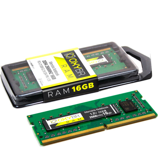 Memória Ram Notebook OxyBR DDR4 16GB 2666MHz - Signa