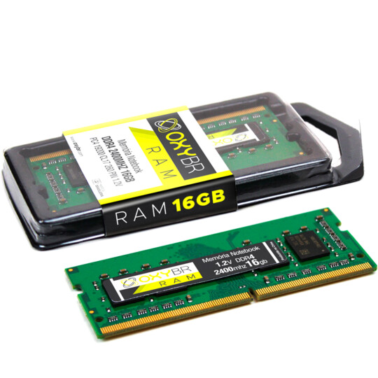Memória Ram Notebook OxyBR DDR4 16GB 2400MHz - Signa