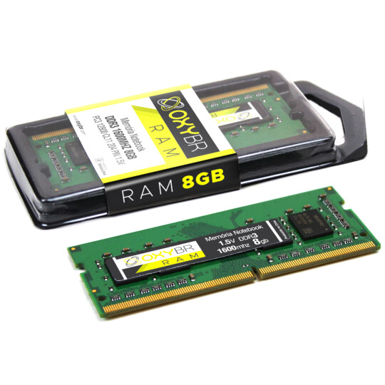 Memória Ram Notebook  OxyBR DDR3 8GB 1600MHz