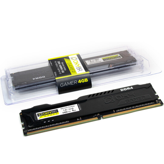 Memória Ram OxyBR Gamer DDR4 4GB 2400MHz - Signa