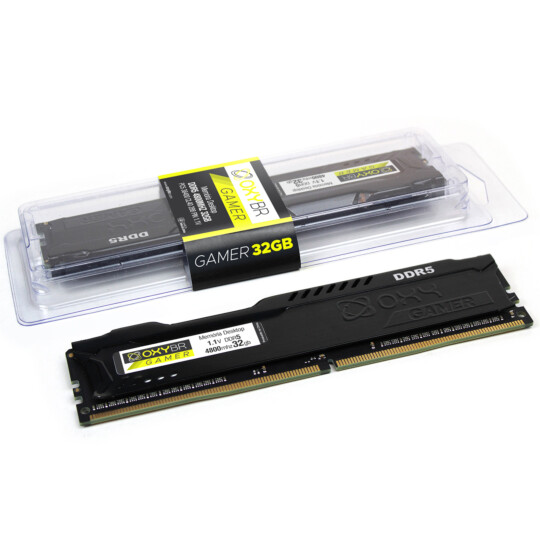 Memória Ram OxyBR Gamer DDR5 32GB 4800MHZ
