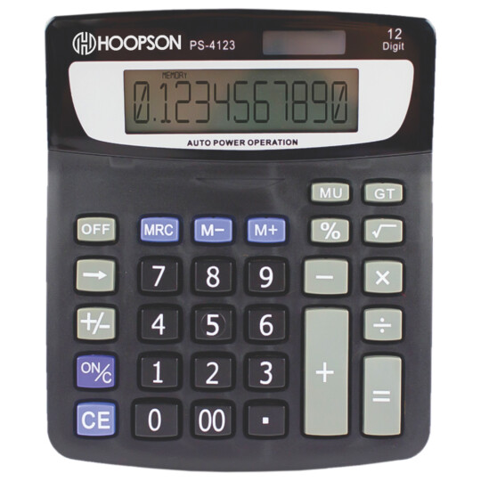 Calculadora 12 Dígitos Números Grandes HOOPSON - PS-4123
