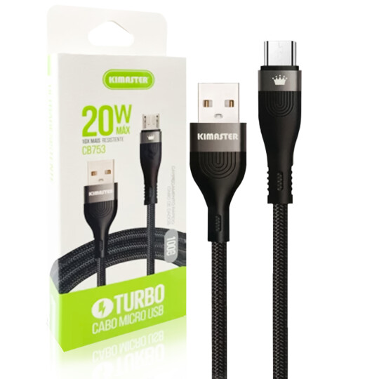 Cabo Turbo 20W Ultraresistente USB/MICRO USB CB753/CB752V
