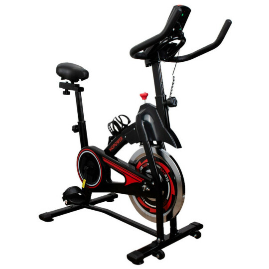 Bicicleta Ergométrica para Spinning e Exercícios Físicos Preta