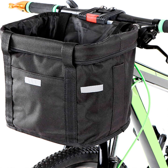 Cesta de Bicicleta Dianteira removível impermeável bicicleta guiador cesta Pet transportadora Frame Bag