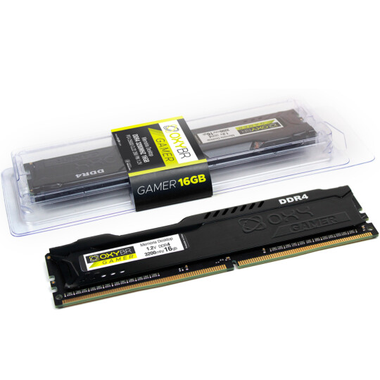 Memória Ram OxyBR Gamer DDR4 16GB 3200MHz - Signa