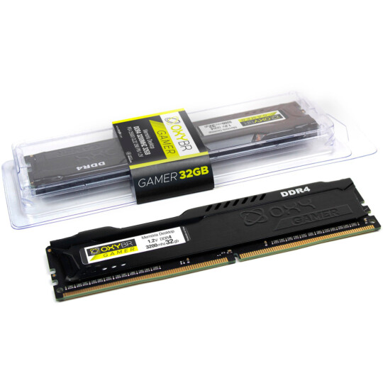 Memória Ram OxyBR Gamer DDR4 32GB 3200MHz - Signa