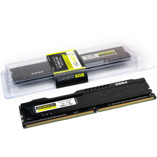 Memória Ram OxyBR Gamer DDR4 8GB 3200MHz - Signa