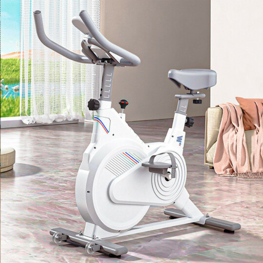 Bicicleta Ergométrica M3 para Spinning e Exercícios Físicos Branca