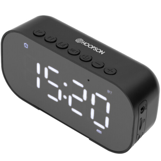 Rádio Relógio Digital MicroSD e AUX HOOPSON Clock-01