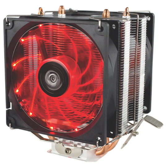 Air Cooler para Processador Intel / AMD com Led Vermelho HOOPSON - CL-190