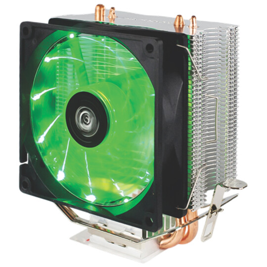 Air Cooler para Processador Intel / AMD com Led Verde HOOPSON - CL-180