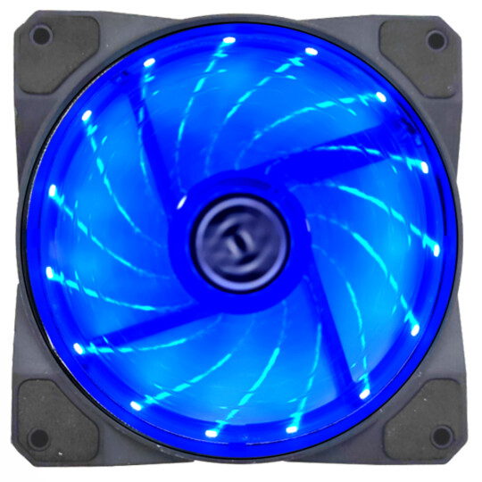 Cooler Fan para Gabinete 120mm 15 Leds Azul HOOPSON - CL-015A