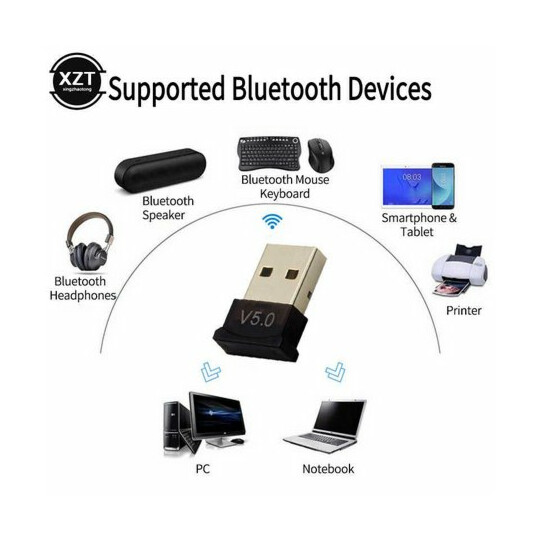 Adaptador Bluetooth 5.0 Usb Mini Receptor - AT-BL5.0