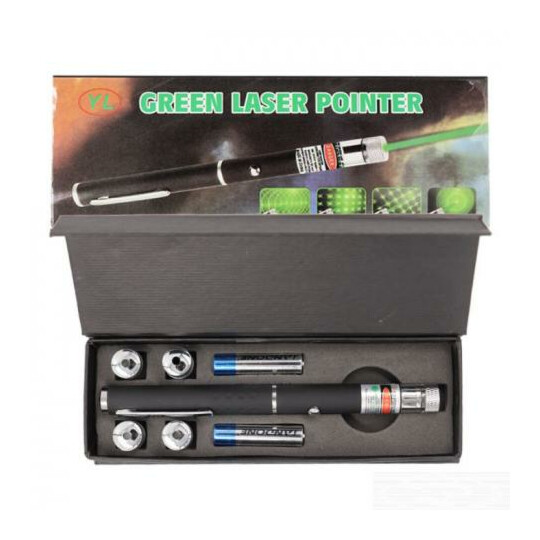 Caneta Laser Verde Longa Distancia com 5 Pontas Altomex - A-P12