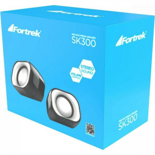 Mini Caixa de Som Fortrek Multimídia Usb 6W - SK300