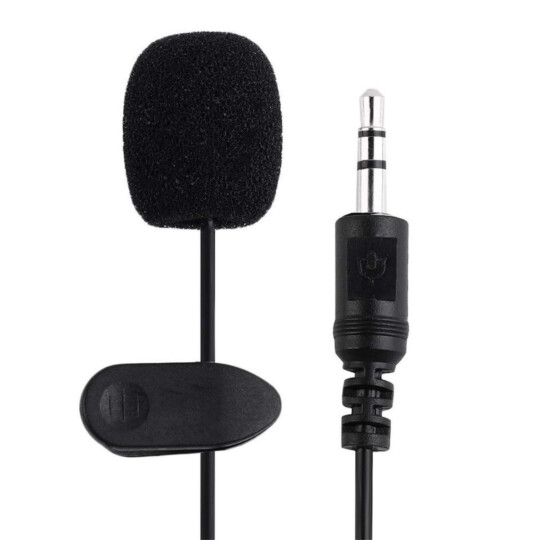 Microfone de Lapela Entrada P2 3.5mm Lehmox - LEY-58