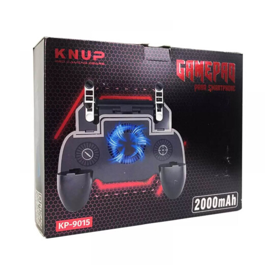 Joystick Gamepad para Smartphone com Cooler Knup - KP-9015