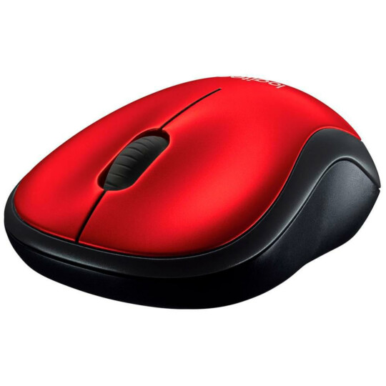 Mouse Sem Fio Logitech Mini Rc/nano 1000 dpi - M185 VERMELHO