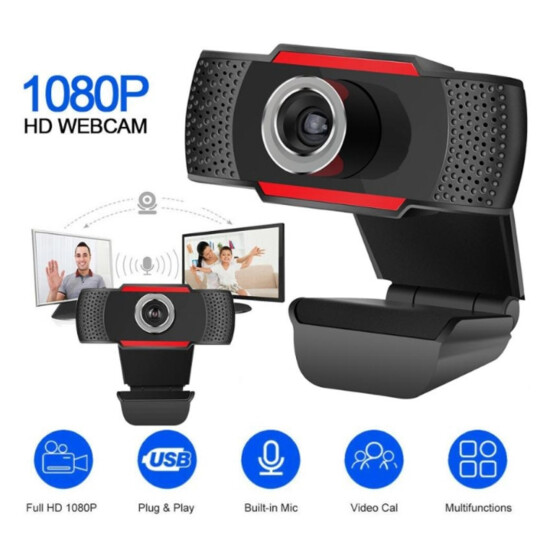 Webcam HD 720p com Microfone Usb Lehmox - LEY-52