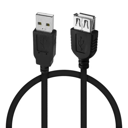 Cabo Extensor USB A Macho para USB A Fêmea com 1.5 Metros - KAP-UN-1.5M