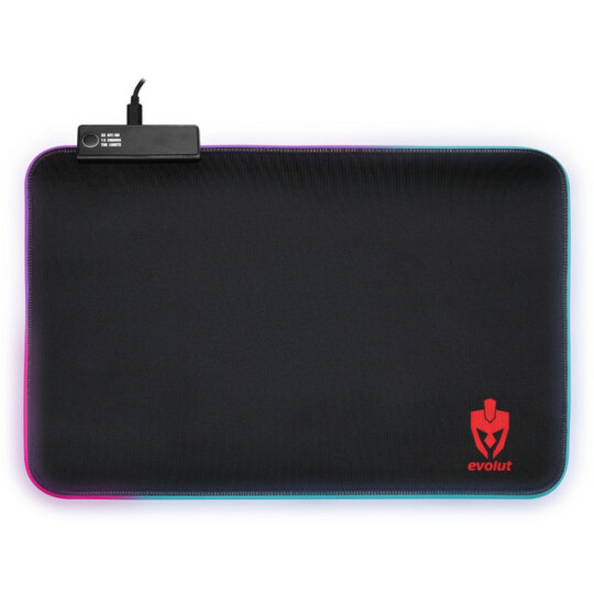 Mouse Pad RGB 363x26,5x3mm Evolut - EG-410 40 Unidades