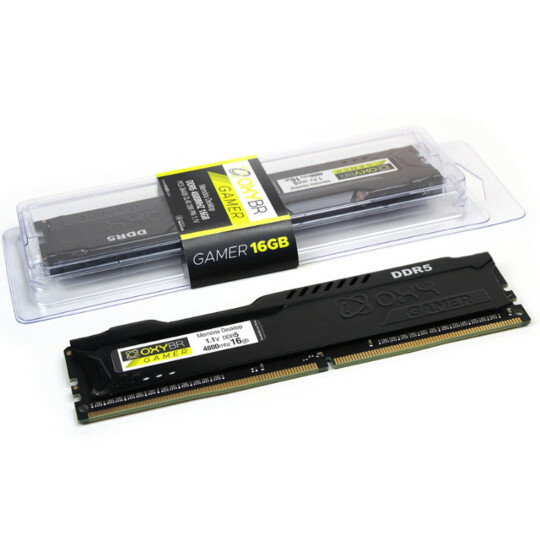 Memória Ram OxyBR Gamer DDR5 16GB 4800MHZ - Signa