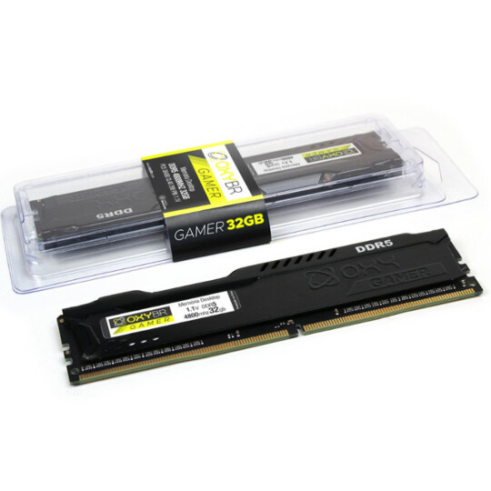 Memória Ram OxyBR Gamer DDR5 32GB 4800MHZ - Signa