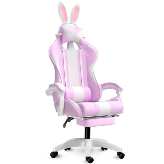 Cadeira Gamer NPC Orelha Coelho Roxo