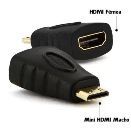 Adaptador Mini HDMI Fêmea Para Mini HDMI Macho EXBOM - 01221