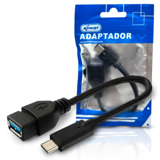 Adaptador USB Tipo C Macho para USB 3.0 KNUP - KP-AD120