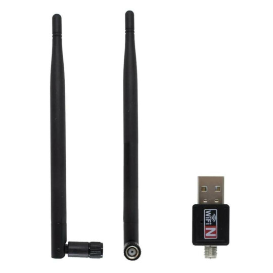 Adaptador Wifi USB 2.0 Para PC Antena Wireless 802.11 - WF21-10