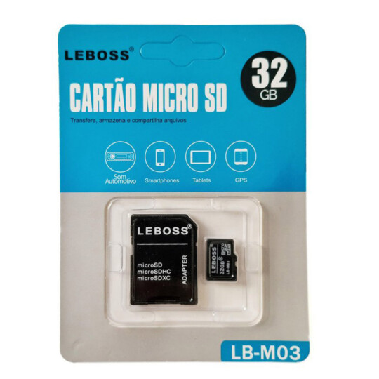 Cartão de Memória 32Gb Micro SD - LB-M03