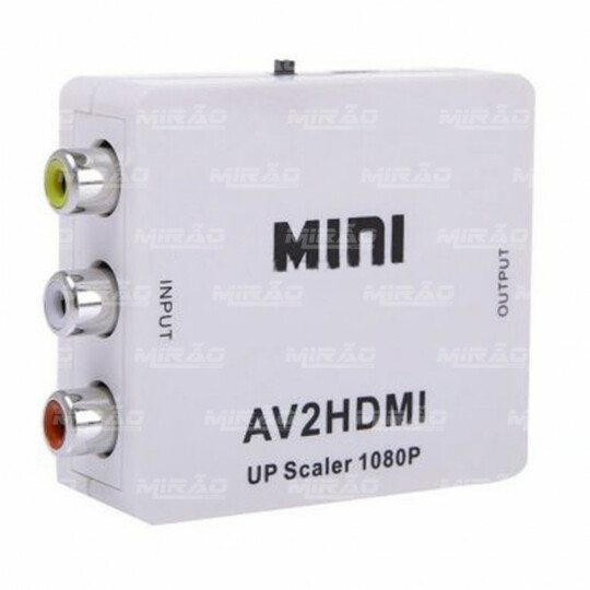Mini Conversor Av para Hdmi Hd 1080p Exbom - 02601