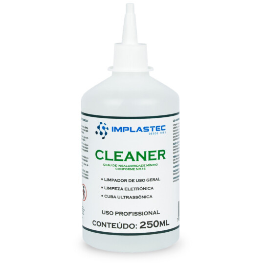 Cleaner Limpador de Uso Geral de Eletrônicos 250ml Implastec - CLEANER FR_250ML
