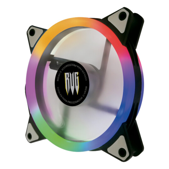 Cooler Fan RGB para Gabinete 120mm Silencioso REVENGER - G-VR338