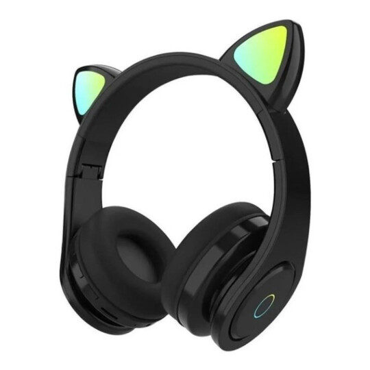 Fone Bluetooth Orelhas de Gato Com Led Lehmox - LEF 1018