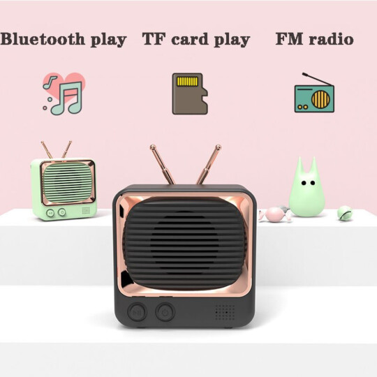Caixa de Som Bluetooth Rádio Retrô Vintage LOTUS - DW02