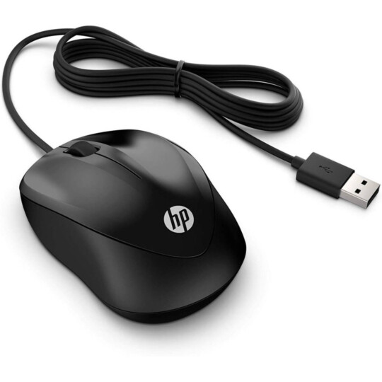 Mouse HP com Fio Usb 1200DPI PRETO - 1000