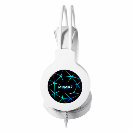 Headset Gamer Mymax Apolo com Microfone P2 3.5mm Branco - MHP-SP- APOL51/WH