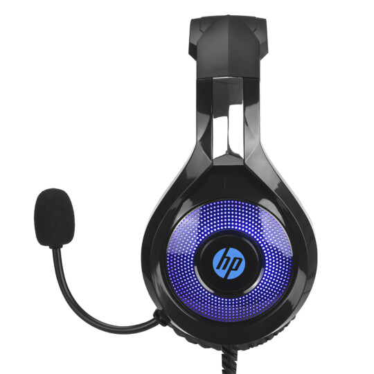 Fone Headset com Microfone HP Dobrável 2P2+Usb Preto - DHE-8010