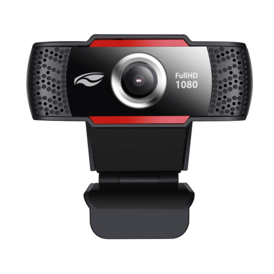 Webcam Full Hd C3Tech 1080P com Microfone Embutido - WB-100BK